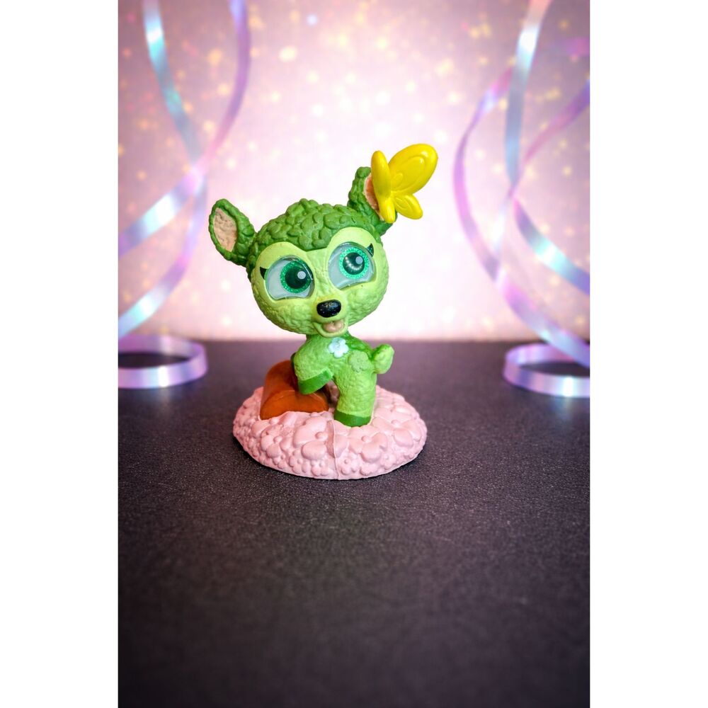Disney Doorables Bambi In Full Bloom Figure Green Deer Flower Series